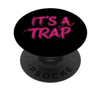 Cuidado, es una trampa para una apelación divertida PopSockets PopGrip Adhesivo