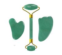 Cuidado Facial Jade Roller Gua Sha Scraper Sleep Mask Para FaceTools,Set-Pu-VLY