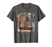 Cuidado Kindergarten Aquí Vengo Kinder Regreso a la Escuela Camiseta