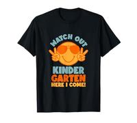 Cuidado Kindergarten Here I Come School Student Camiseta