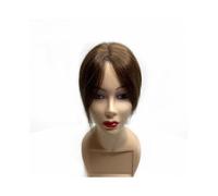 Cuidado personal 10 pulgadas postizos de encaje suizo invisibles de cabello humano, extensiones de cabello humano para clips, extensiones de cabello natural, flequillo para mujeres con ligera caída