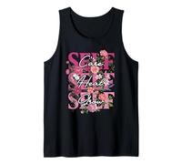 Cuidado Personal, autocuración, Crecimiento Personal - Floral Camiseta sin Mangas