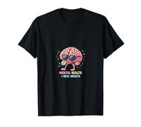 Cuidado Personal Cerebro Frase Adorable Camiseta