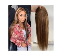 Cuidado personal Topper para cabello humano 8-22" Resalta piezas de cabello humano virgen 5"x5" Cabello liso Base de encaje suizo con 4 clips para mujeres con pérdida de cabello Adelgazamiento