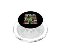 Cuidado Primer Grado Aquí Vengo Dino Primer Día de Escuela Niño PopSockets PopGrip para MagSafe
