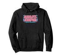 Cuidador De Axolotl Minimalist Badge Dueno Mujeres Mom Sudadera con Capucha