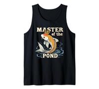 Cuidador de Peces koi, Amante de los estanques koi y Aficionado a los Peces Ornamentales Camiseta sin Mangas