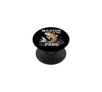 Cuidador de Peces koi, Amante de los estanques koi y Aficionado a los Peces Ornamentales PopSockets PopGrip Adhesivo