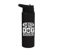 Cuidador de perros Always in the Dog House Stainless Steel Insulated Water Bottle