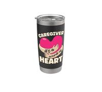 Cuidador Es Un Trabajo De La Medicina Del Corazón Enfermería Cuidado Vaso térmico de acero inoxidable de doble pared