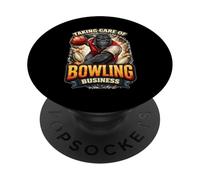 Cuidando de Bowling Gorilla Ape Noche de Equipo de la Liga de Bolos PopSockets PopGrip Adhesivo