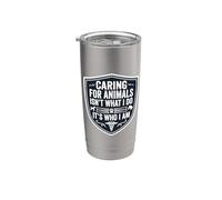 Cuidar a los animales no es lo que hago Es quien soy Cuidado veterinario Vaso térmico de acero inoxidable de doble pared