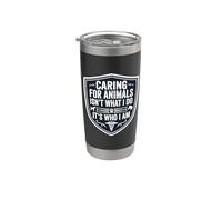 Cuidar a los animales no es lo que hago Es quien soy Cuidado veterinario Vaso térmico de acero inoxidable de doble pared
