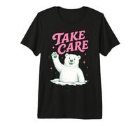 Cuídate, Oso Polar, Feliz y Divertido, último día de Clases de Verano Camiseta Premium