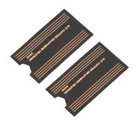 Cuifati 2 Almohadillas Térmicas SSD M.2 2242, Disipador de Calor de Grafeno de Latón de 0,15 Mm, Almohadilla de Enfriamiento de PC de Conducción de Calor Rápida, Disipador de para Juegos de