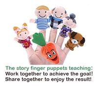 Cuifati 24 Marionetas de Dedo de Peluche de Animales, Juguete Educativo Suave para Niños, Juguetes Interactivos para Contar Historias, Ideal para Preescolares o Jardines de Infancia, Multicolor