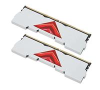 Cuifati 2pcs 8GB DDR4 Gaming Ram 3600MHz PC4 28800U CL18 1.35V Módulo de Memoria de Escritorio con Disipador de Calor Enfriamiento Rápido, Memoria de Computadora de Alta Velocidad Módulo (Blanco)