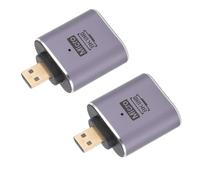 Cuifati 8K Mini DisplayPort para el Adaptador de Pantalla Mini DP a HD, 8K 60Hz, 4K 120Hz HD Resoluciones 48 GBPS Ancho de Banda para Portátiles, PC, Juegos, Monitor, TV 2 Pack