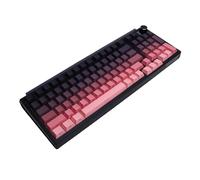 Cuifati 98 Teclas Teclado de Juego Inalámbrico, RGB Retroiluminado 75% de Teclado Mecánico, 2.4G USB C Teclado de Computadora Hot Swap, Diseño Compacto para Computadoras de Escritorio y (Rosa