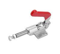 Cuifati Abrazadera de Palanca Fija Rápida Galvanizada de Hierro, Herramienta Manual de Acción Push-pull, Pestillo de Sujeción Resistente para Trabajos de Soldadura y Chapa Metálica, Abrazadera de