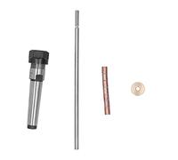 Cuifati Accesorios para Torno de Mandril de Pluma para Torneado de Madera, Centro Giratorio de Vástago Cónico Morse No. 2, Portabrocas de Eje de 6 Mm para Torno de Carpintería, Herramienta Manual de