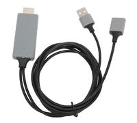 Cuifati Adaptador de Cable HDTV 1080P para iOS y, Interfaz Multimedia HD Conector de Pantalla de Sincronización AV Digital, Compatible con iOS 8.0 o Posterior, Comparta Películas y Juegos en el de