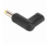 Cuifati Adaptador de Disparador de Emulador PD USB C a CC 5,5 X 1,7 Mm 100 W, Chip Inteligente de Carga Rápida para Computadora Portátil 18,-20 V 18 W-100, Compatible con Cargador Tipo C de 65 45,