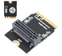 Cuifati Adaptador de Tarjeta SSD M.2 NVMe Clave A-E Instalación Vertical para Tipo 2280, Soporte de Protocolo de Red de Alta Velocidad, Marco de Soporte de Plástico, Tamaño Pequeño