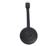 Cuifati Adaptador Dongle de Pantalla Inalámbrico 4K, Dongle Receptor de Espejo de Pantalla WiFi con Soporte Miracast DLNA, para iOS TV