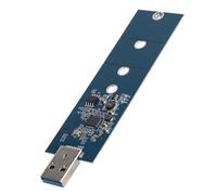 Cuifati Adaptador NGFF M.2 a USB 3.0, M.2 SSD a Tarjeta Lectora USB de 5 Gbps, Compatible con 2230 2242 2260 2280, Convertidor de Unidad Portátil, Plug and Play para OS X