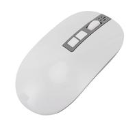 Cuifati AI Mouse, Bluetooth Mouse Habilitado para Chatgpt con Búsqueda de Entrada de Voz, Transcripción en Tiempo Real de IA, Traducción y Resumen, Recargable, para Trabajos Remotos (White)
