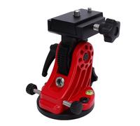 Cuifati Aleación de Aluminio de Montaje de Latitud del Telescopio 0 a 90 Grados Ajuste con Perillas Duales para Accesorios de Montaje Ecuatorial del Telescopio Astronómico (Rojo)