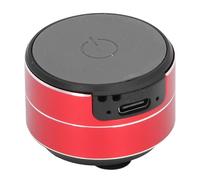 Cuifati Altavoz de Conducción ósea 5.3 Bluetooth, Mini Altavoz WL de 3 W con Ventosa, Sonido Estéreo Portátil Impermeable para Baño, Cocina, Hogar, Fiesta Al Aire Libre, Aleación de Aluminio 20 (rojo)