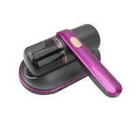 Cuifati Aspirador de Colchón, Aspirador de Cama con Potente Succión de 14 Kpa, Filtración HEPA, 2 Niveles de Velocidad, Vaso para Polvo de 185 Ml, Superficie Plana Ancha, Almohadillas