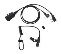 Cuifati Auriculares de Tubo Acústico, Auricular con Reducción de Ruido de 2 Pines con Tecla Push to Talk y Diseño de, para KPG27D KPG29D y Otras Radios de 2 Pines
