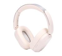 Cuifati Auriculares Inalámbricos para Juegos, 40 Horas de Tiempo de Reproducción, Auriculares Bluetooth sobre la Oreja, 100 Horas de Tiempo de Espera, para Juegos con Doble (Crema)