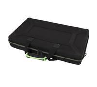 Cuifati Bolsa de Transporte Dura para Controlador de DJ de EVA, Funda Protectora a Prueba de Golpes, Correa Interna Ajustable, Bolsillo para Computadora Portátil de 15,6", Forro Verde