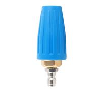 Cuifati Boquilla Turbo para Lavadora de Alta Presión de Conexión Rápida de 1/4 "3000 PSI, Potencia de Limpieza de Boquilla de Pulverización Giratoria 50% Más que las Boquillas de Chorro de (025)