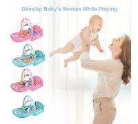 Cuifati Bright Baby Play Mat Gimnasio de Actividades con Piano para Patear y Tocar para Bebés y Niños Pequeños, Ejercicio de Agarre Desarrollo Sensorial del bebé, Adecuado para Educación Temprana,