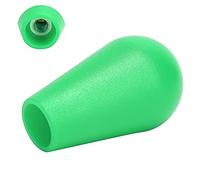 Cuifati Cabezal de Bola de Joystick, Superior Ovalado con Interfaz M6 para Consola de Juegos, Cómodo de Sostener y Fácil de Operar (BLACK) (GREEN)