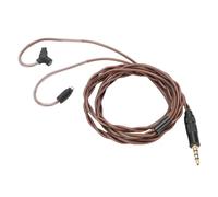 Cuifati Cable de 1,2 Metros de Largo de 3,5 Mm a 2 Pines de 0,78 Mm, Cable de Repuesto para Auriculares Chapado en Oro OFC con Micrófono Desmontable, para ZST ZS10 PRO ZS6 ZSN PRO V90