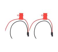 Cuifati Cable de Alimentación de Radio Móvil de 2 Piezas con Fusible para CDM1250 GM360 CM140 GM3188 GM3688 GM1280, Cable de Alimentación Compatible de 30 Cm/11,8 Pulgadas para Radio de 2 Vías