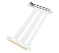 Cuifati Cable Riser PCI-E 4.0, PCI Express 4.0x16 Cable Adaptador de Tarjeta de Expansión de la Tarjeta Gráfica, para Casos de PC, Aplicaciones de IA, Servidores, Sistemas de (25CM)