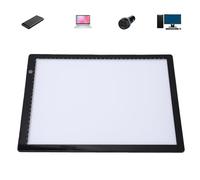 Cuifati Caja de Luz para Visor de Diapositivas A4 Almohadilla de Luz LED Ultradelgada para Escaneo de Negativos de Película y Diapositivas con Ajuste de Brillo Infinito Alimentado por