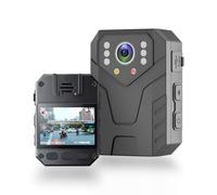 Cuifati Cámara Corporal WiFi, Cámara Corporal 4K Ultra HD con Grabación de Audio y Vídeo, Cámara Usada por el Cuerpo de la Policía para Las Fuerzas del Orden, Cámara de Acción de Visión