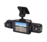 Cuifati Cámara de Salpicadero de 4 Canales, Cámara de Salpicadero Delantera Trasera Izquierda Derecha 1080P HD con Grabación en Bucle y Alimentación Integrada, para Camiones, SUV, Sedanes (Sin