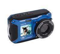 Cuifati Cámara Subacuática 4K, Cámara de Enfoque Automático a Prueba de Agua de 64MP y 33 Pies, Digital Flotante Compacta de Pantalla Dual con Cordón para Bucear