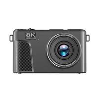 Cuifati Cámaras Digitales 8K para Fotografía, Cámara Vlogging WiFi de 88MP con Pantalla Abatible de 3" 180°, Cámara de Viaje Portátil con Enfoque Automático y Zoom 18X Antivibración (Black)