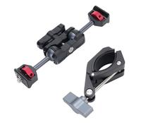 Cuifati Camina de Montaje del Brazo de la Cámara, Cabezal del Trípode DSLR Giratorio de 360 ° con Almohadilla Antideslizante, Tornillo de 1/4 Pulgadas para Fotografía, Tabletas, Postes