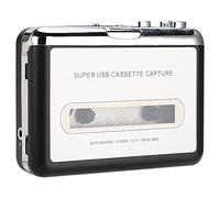 Cuifati Cape de Cassette USB para Convertidor MP3, Reproductor de Cintas de Cassette Portátiles de Audio Music USB, Cassette de Audio Estéreo a Convertidor Digital